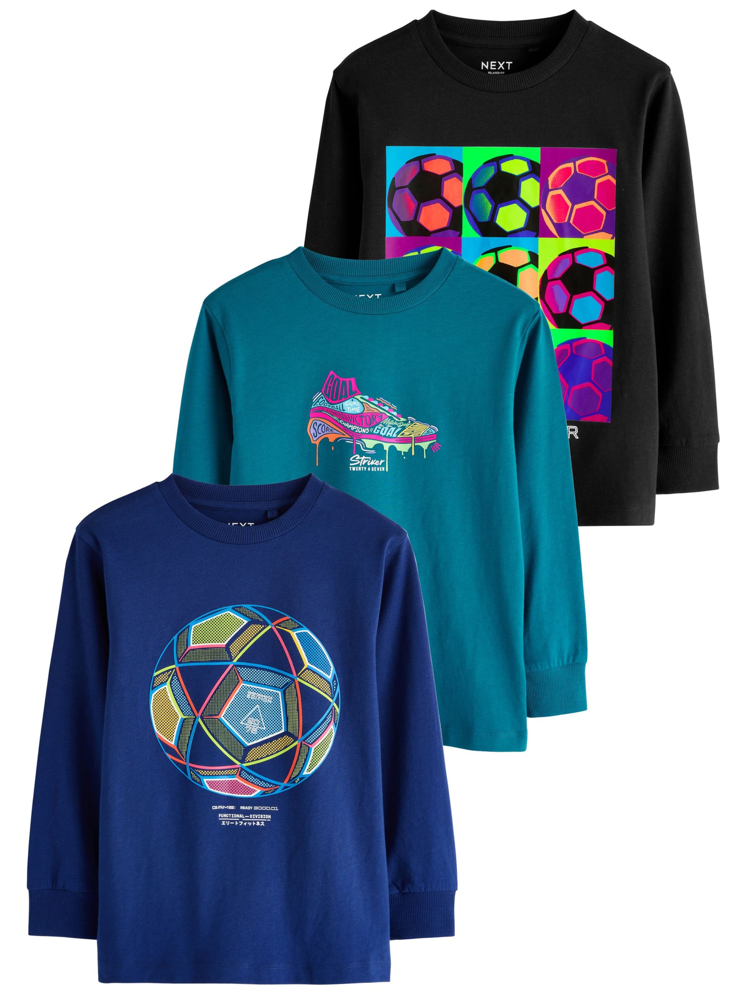 Next - Camiseta en azul: frente