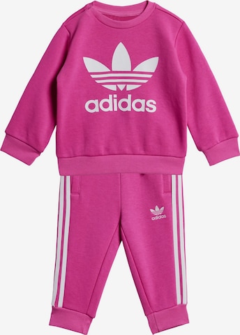 ADIDAS ORIGINALS Sweatsuit in Pink: front
