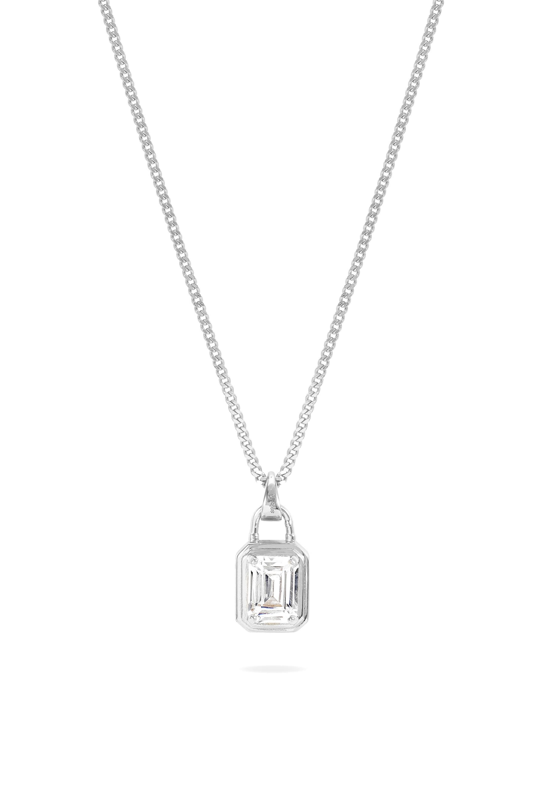 Commen Lines Necklace in Silver
