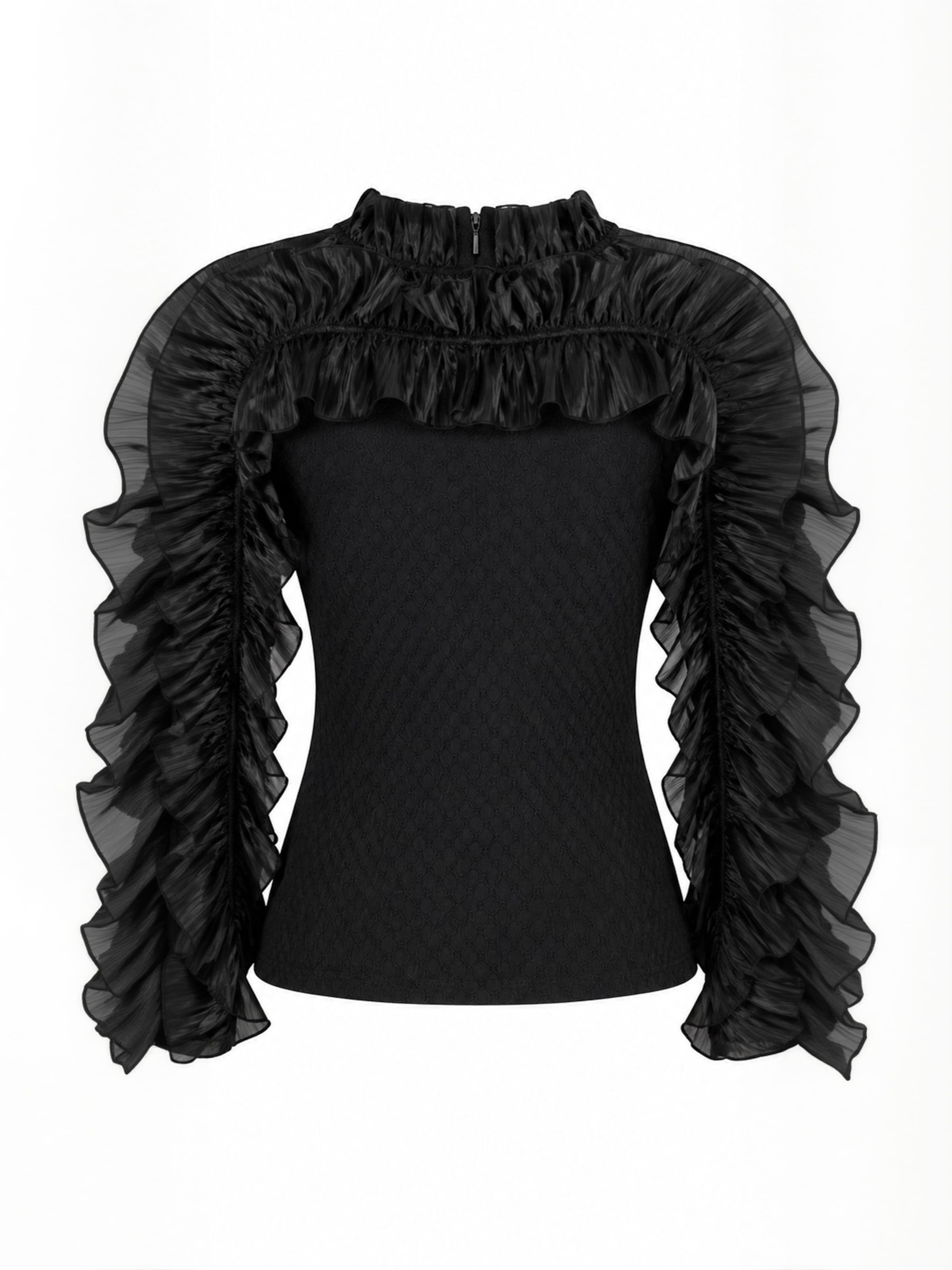 Maglietta 'Liliancras' di Crās in nero