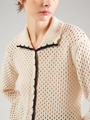 Cardigan 'SLFKenya' SELECTED FEMME en beige