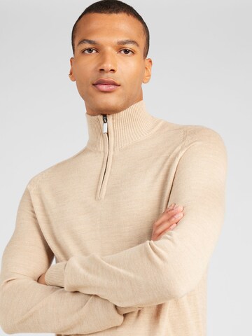 Bruun & Stengade Pullover 'Pelle' in Beige