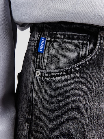HUGO Loose fit Jeans 'Leni_B' in Black