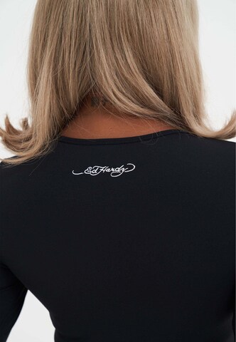 Ed Hardy Боди-футболка в Черный