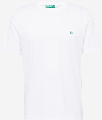 T-Shirt UNITED COLORS OF BENETTON en blanc : devant