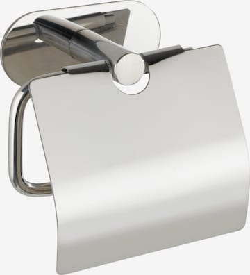 Wenko Toilet Accessories in Silver: front
