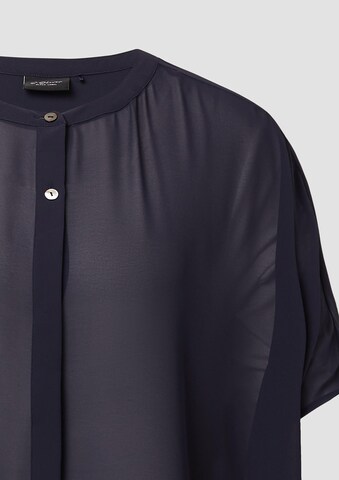 s.Oliver BLACK LABEL Blouse in Blue