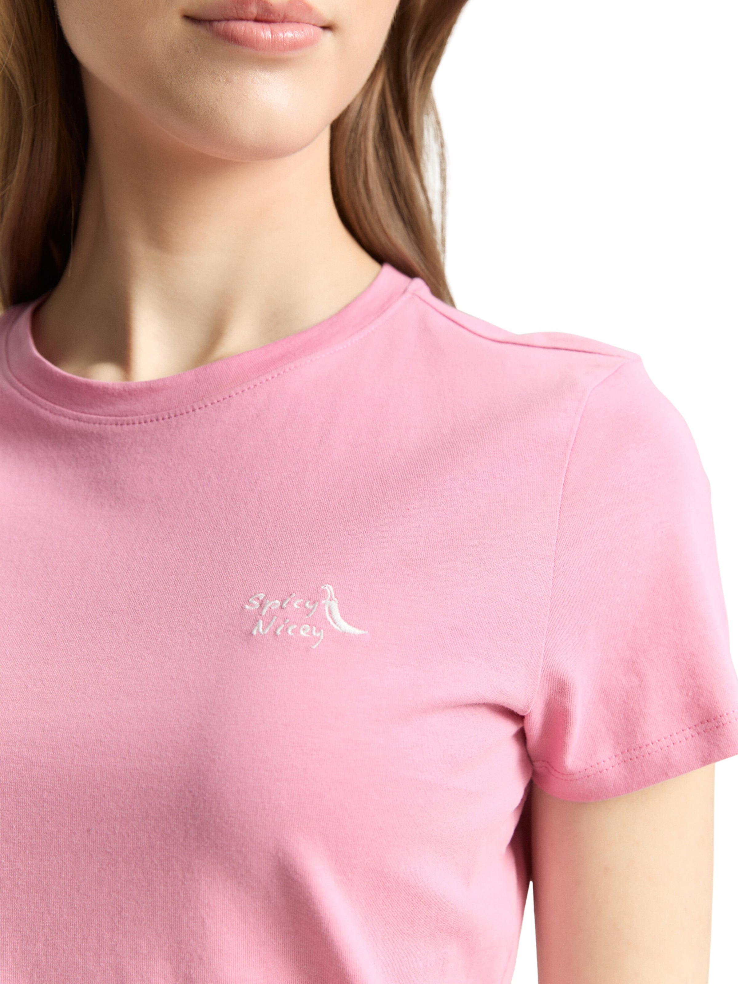 TOM TAILOR DENIM Póló - rózsaszín