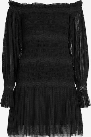 AllSaints - Vestido de cocktail 'LAYLA' em preto: frente