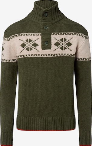 Pull-over Nils Sundström en vert : devant