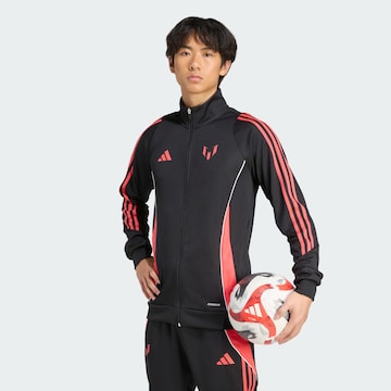 ADIDAS PERFORMANCE Sportsweatvest 'Messi' in Zwart: voorkant