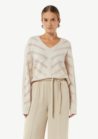 COMMA Pullover in Beige: Vorderseite