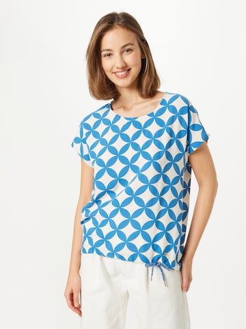 Key Largo - Blusa 'LOTUS' em azul: frente