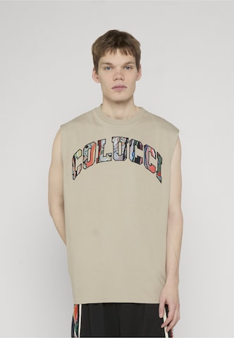 T-Shirt 'College' Colucci en gris : devant