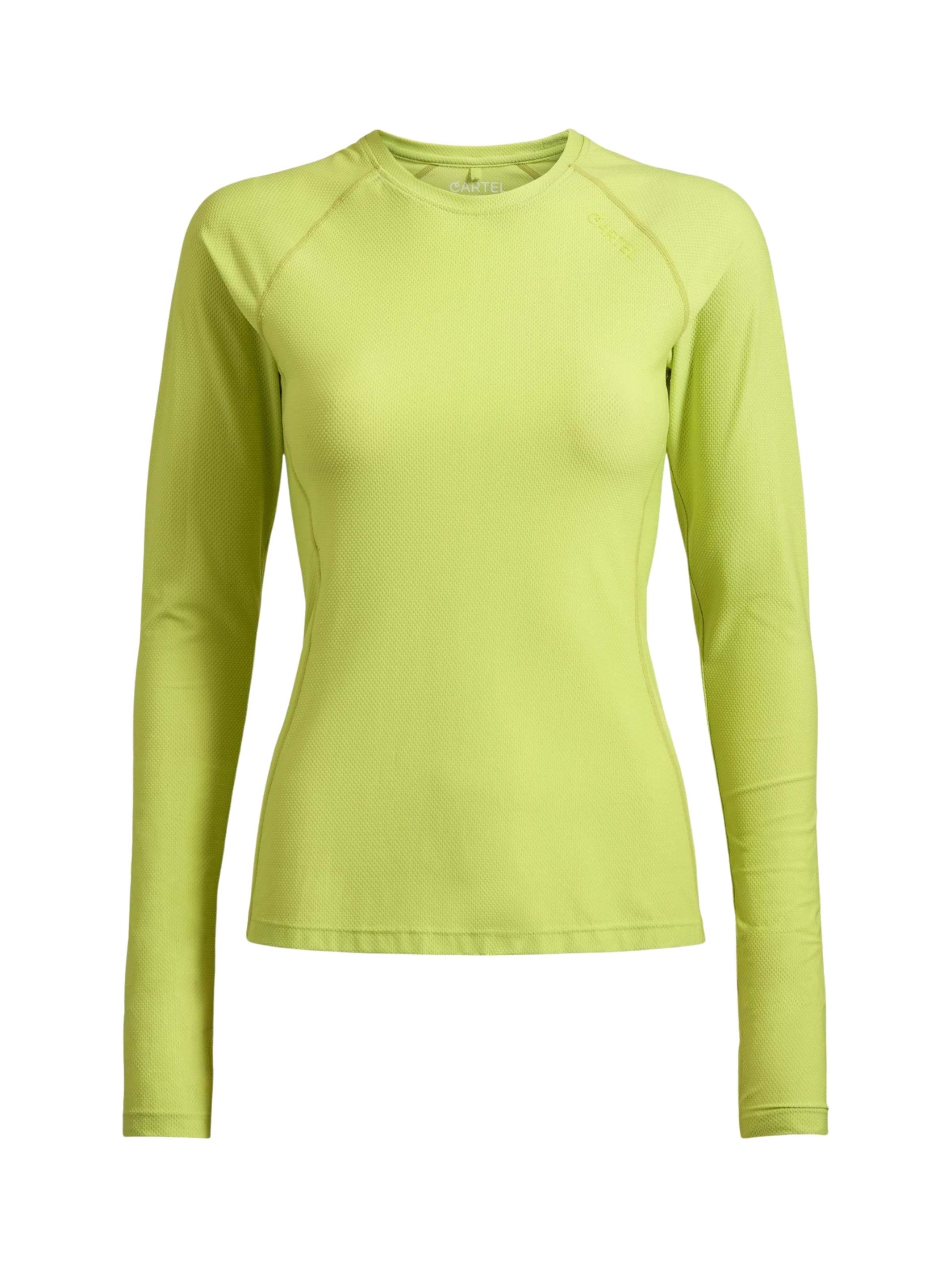 Copenhagen Cartel Shirt ' Motion ' in Geel: voorkant