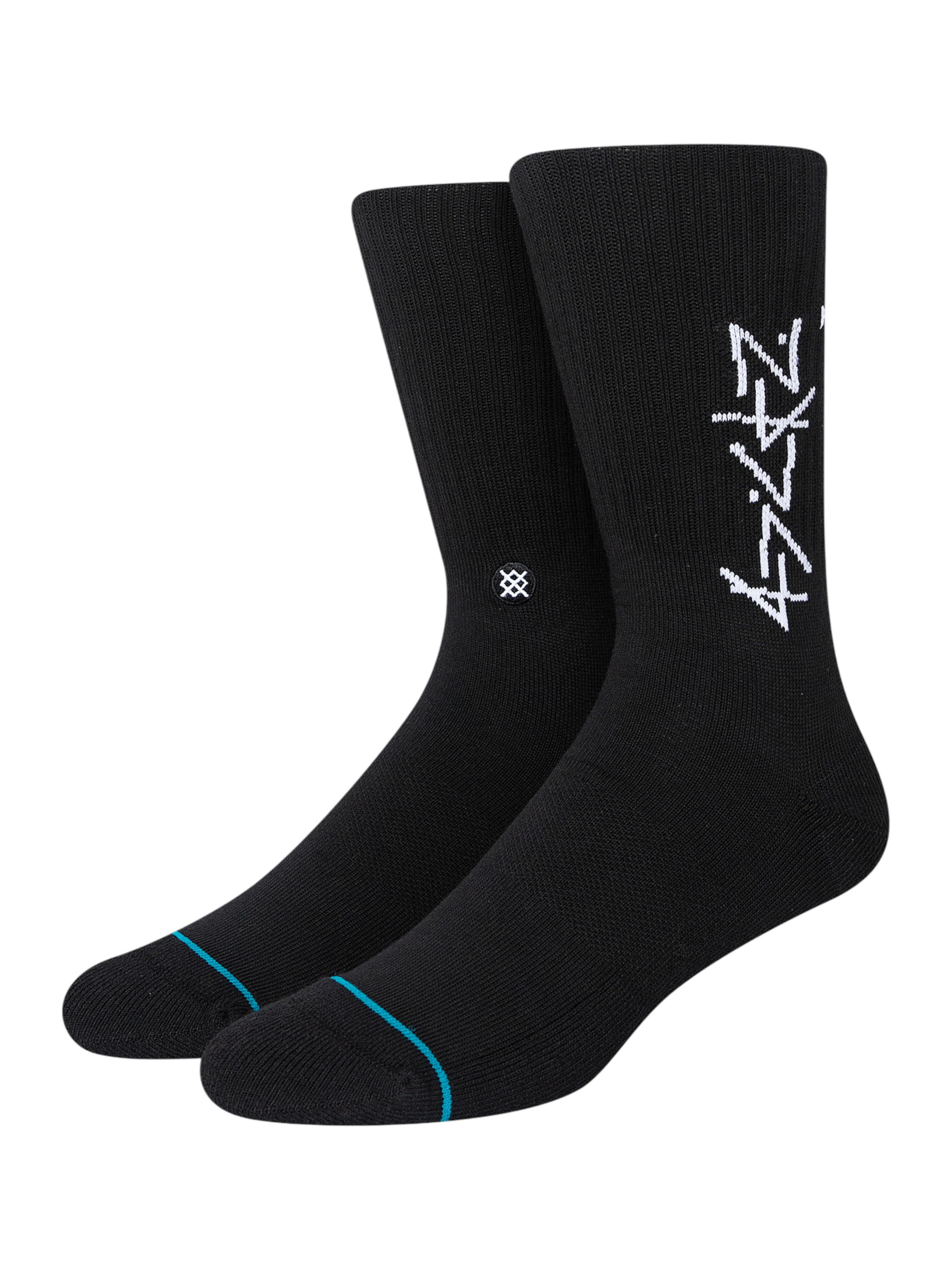 Stance Sportsocken in Schwarz: Vorderseite