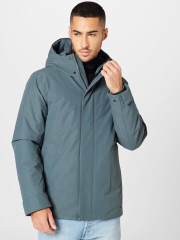 Coupe regular Veste mi-saison 'Barnard' elvine en bleu : devant