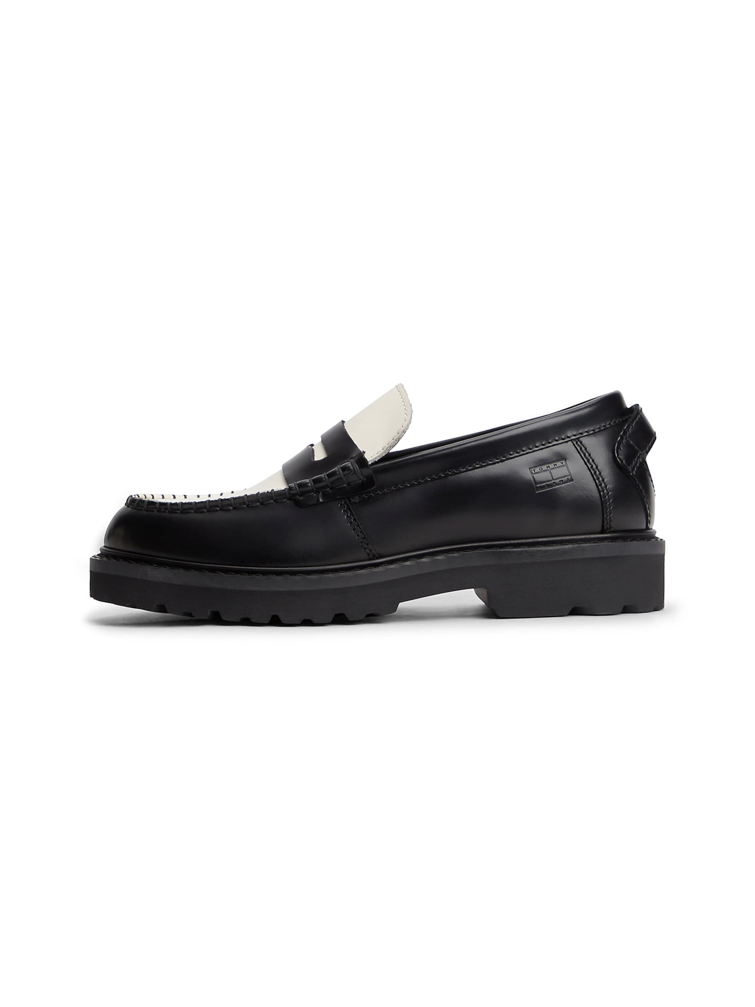 Tommy Jeans Slipper in Schwarz: Vorderseite
