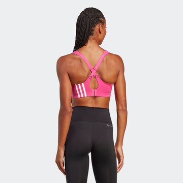 ADIDAS SPORTSWEAR Bustier Sport bh 'Alpha' in Roze