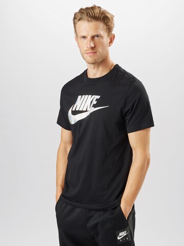 Nike Sportswear T-Shirt in Schwarz: predná strana