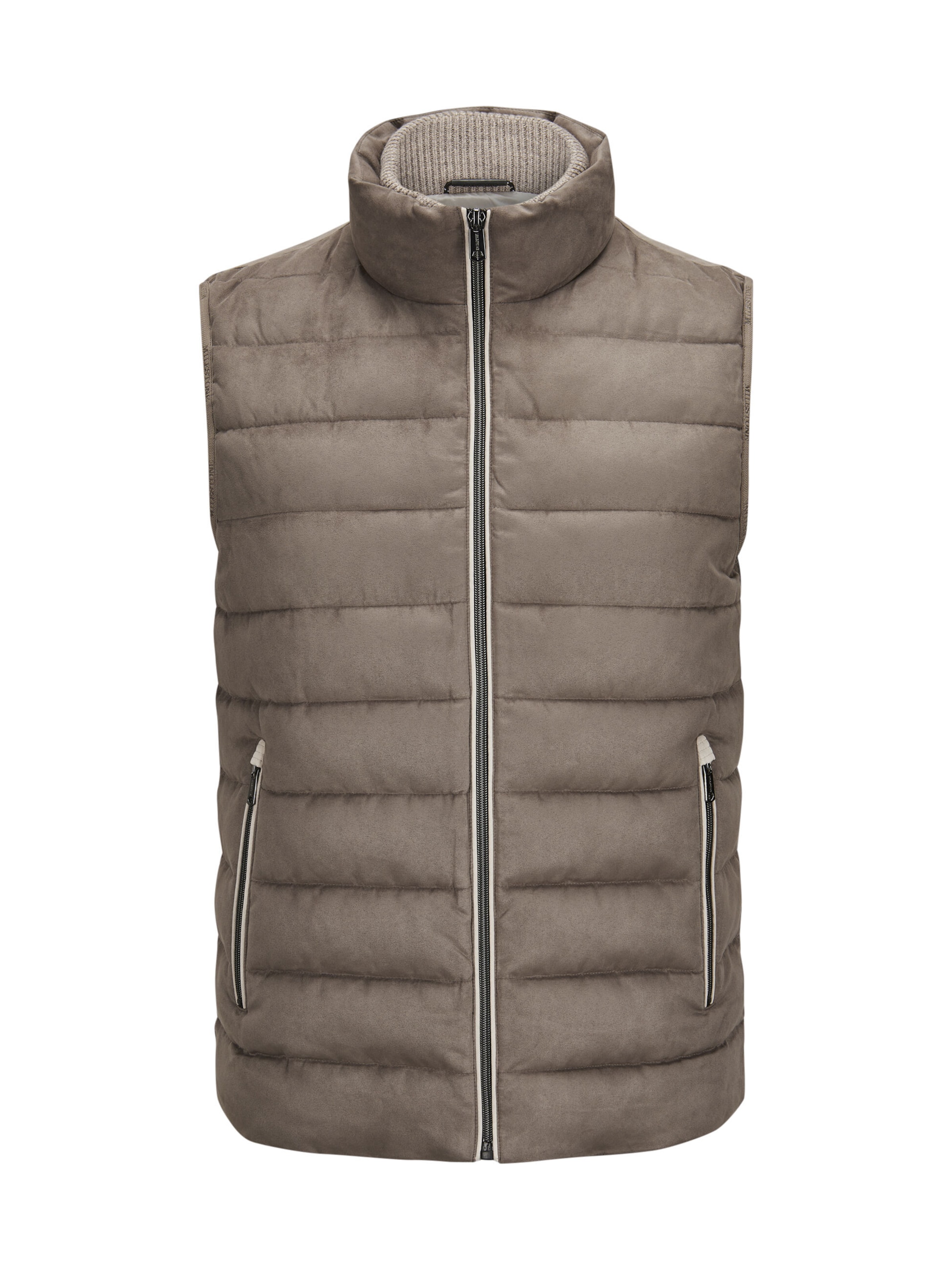 Gilet 'MSDawson' MILESTONE en marron : devant