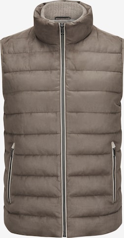 Gilet 'MSDawson' MILESTONE en marron : devant