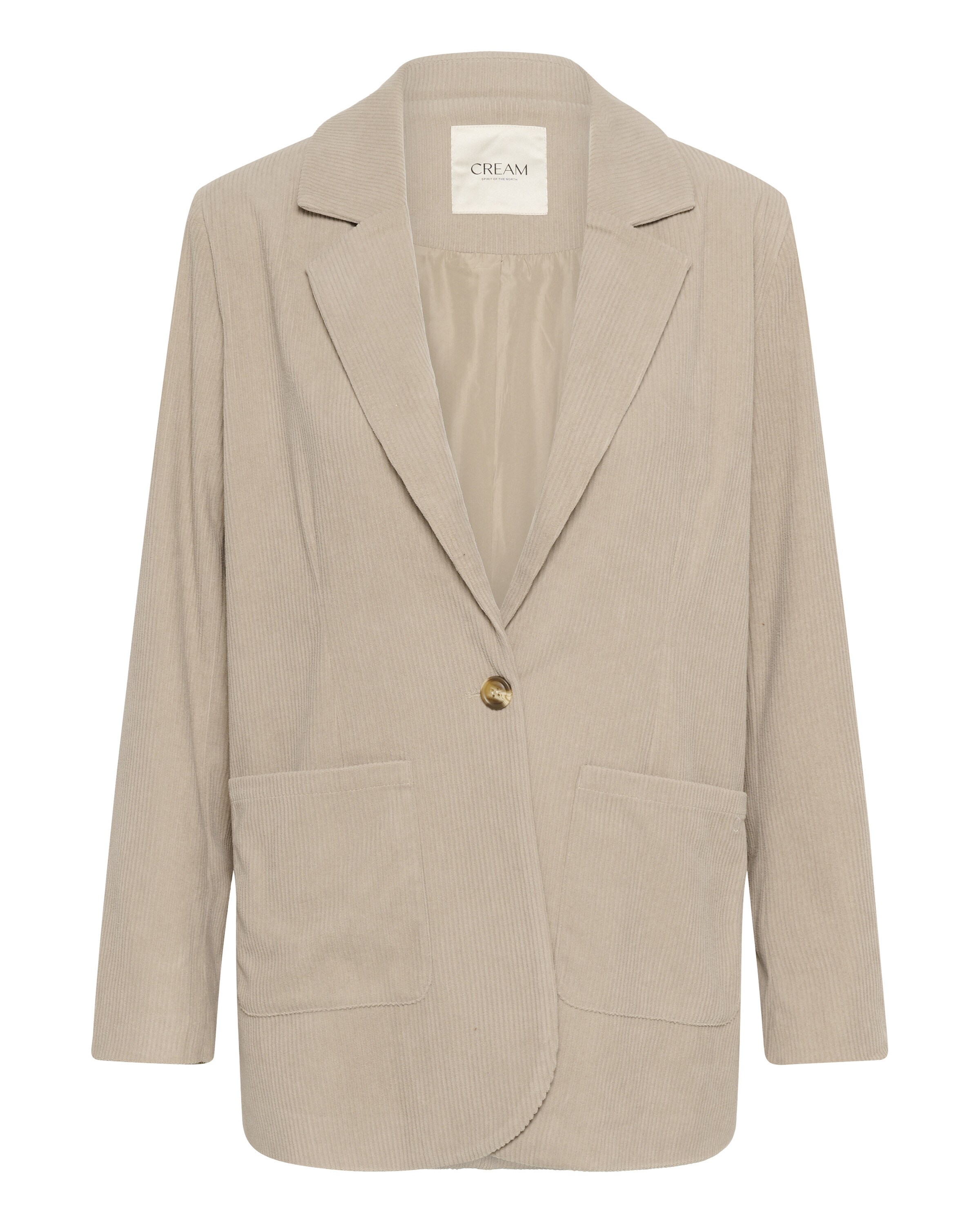 Cream Blazer 'Kanna' in Beige: front