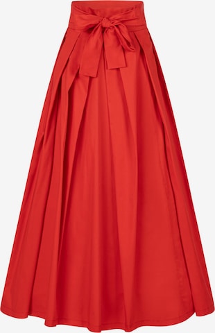 Nikka Place Rok 'Peony' in Rood: voorkant