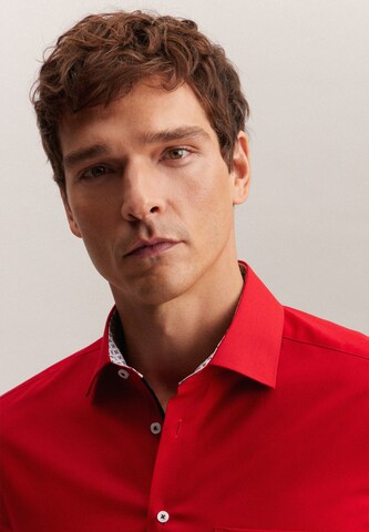 SEIDENSTICKER Regular fit Business Shirt in Red
