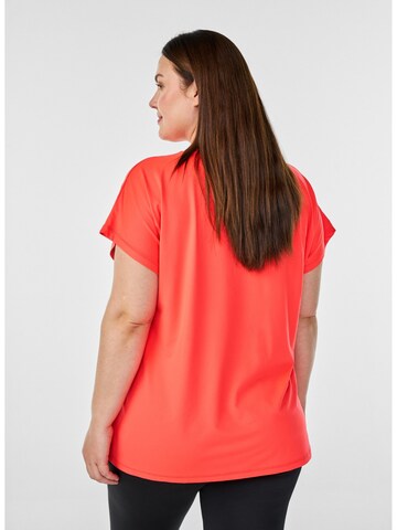 Zizzi Футболка 'Abasic' в Оранжевый