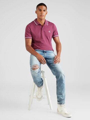 Calvin Klein Jeans Μπλουζάκι σε λιλά