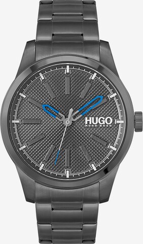 HUGO Аналогов часовник в сиво: отпред