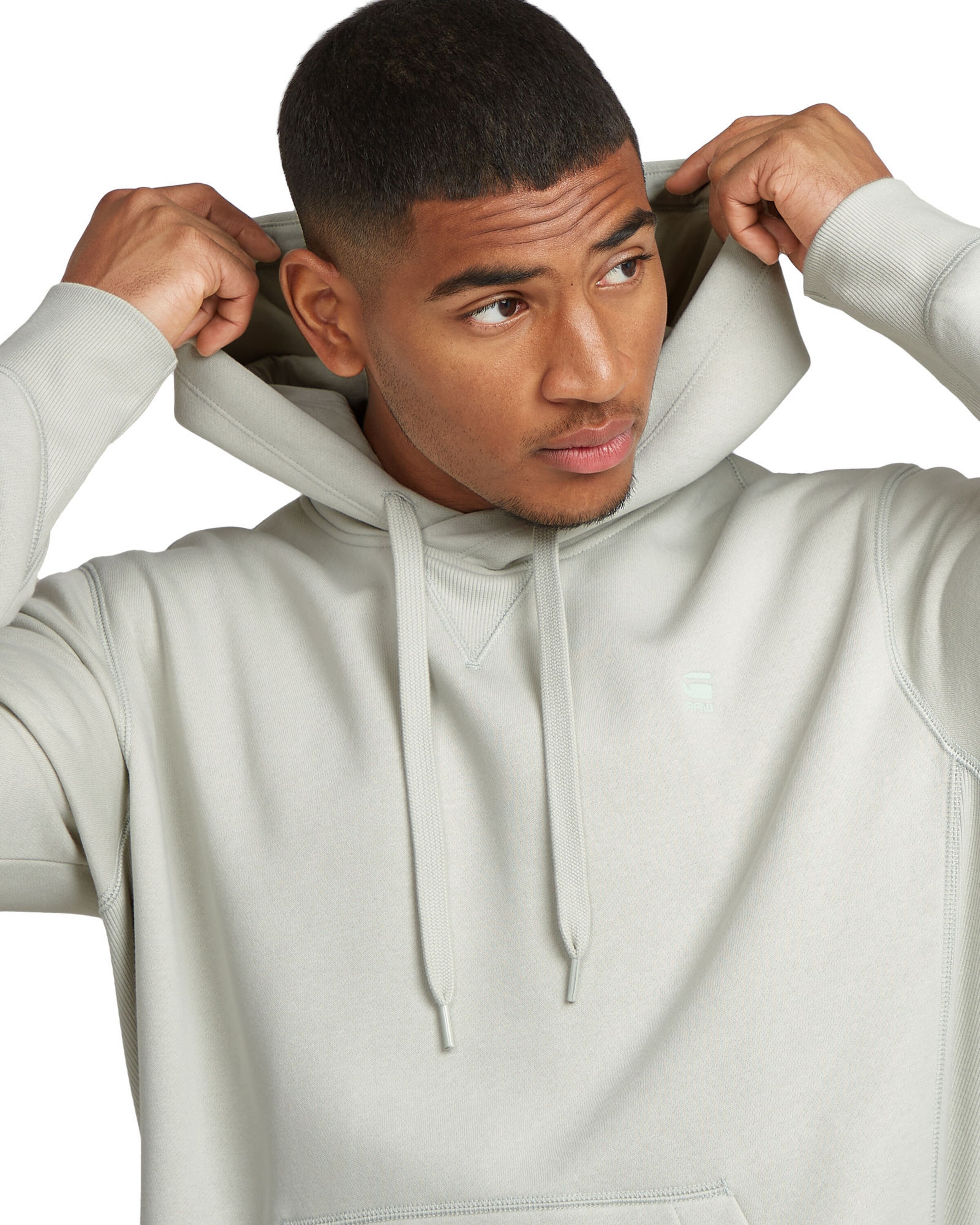 Sweat-shirt 'Premium Core' G-STAR en gris