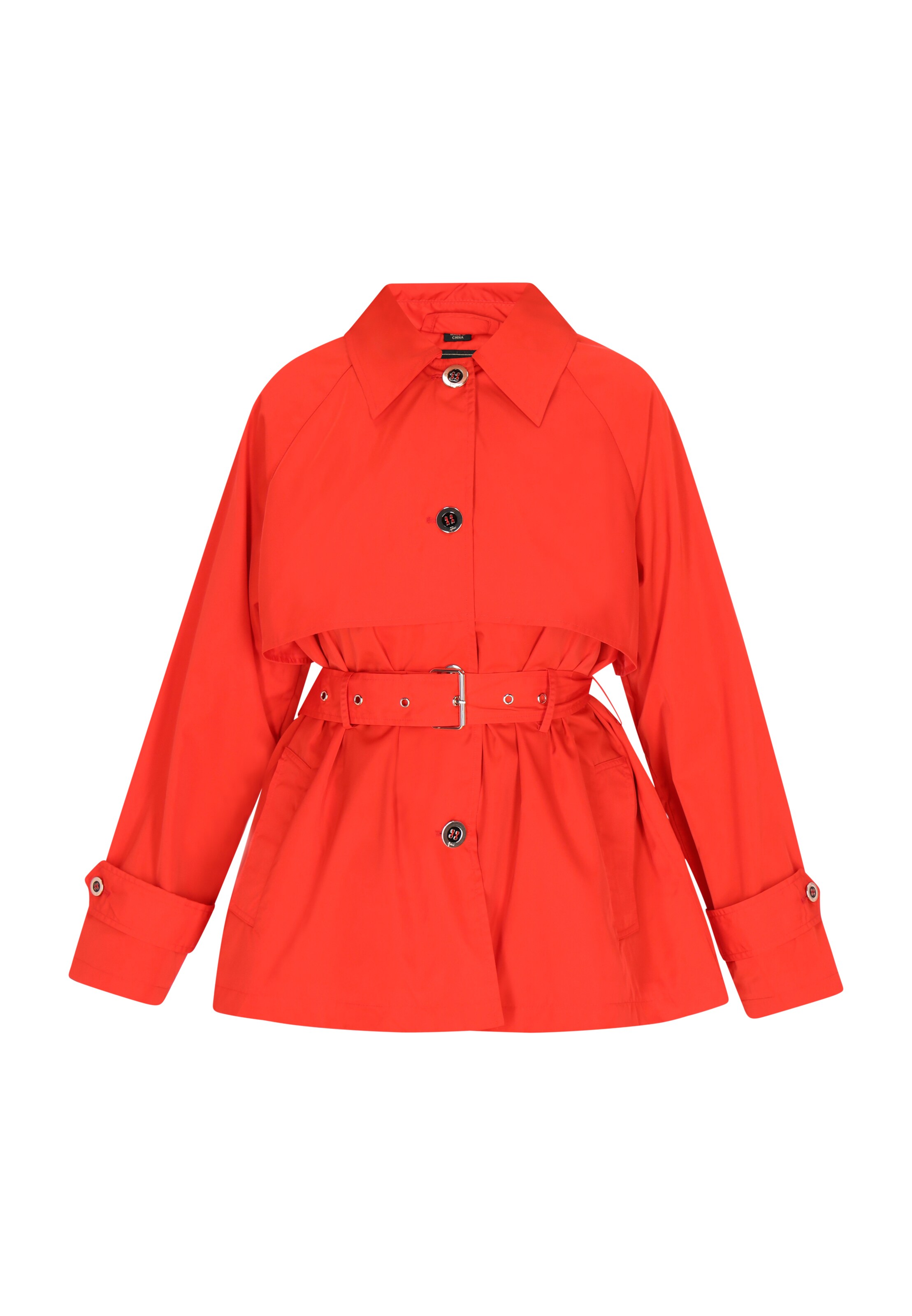 faina Övergångskappa i röd: framsida