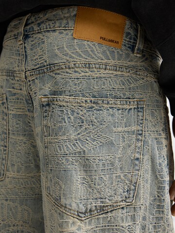 Pull&Bear Loosefit Jeans i blå