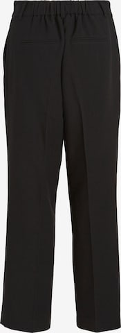 VILA Normalny krój Spodnie w kant 'Selma Ella' w kolorze czarny
