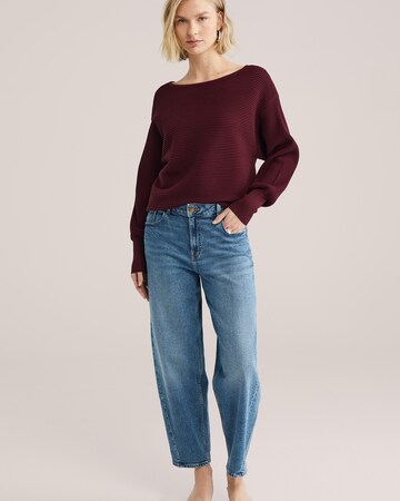 WE Fashion Свитер в Красный