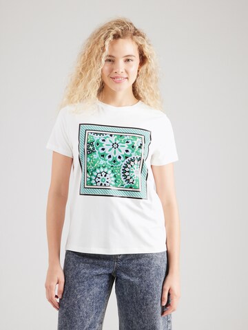 Maglietta di COMMA in bianco: frontale