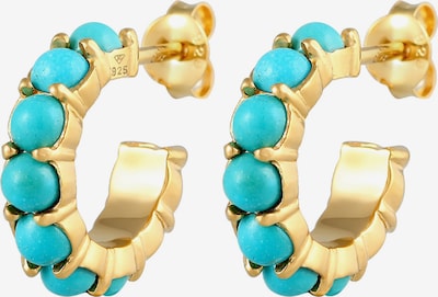 ELLI Ohrringe Boho in türkis / gold, Produktansicht