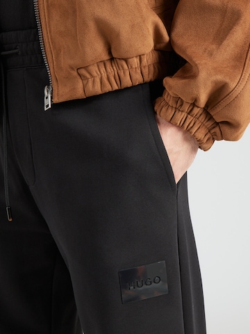 HUGO regular Παντελόνι 'Daylony' σε μαύρο