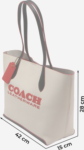 bēšs COACH "Shopper" tipa soma