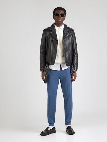 BOSS Tapered Nadrág - kék