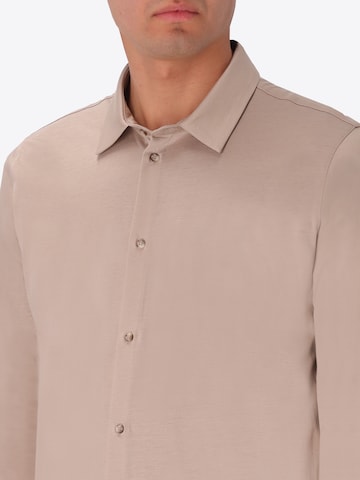 Distretto12 Regular fit Zakelijk overhemd 'Menta' in Beige