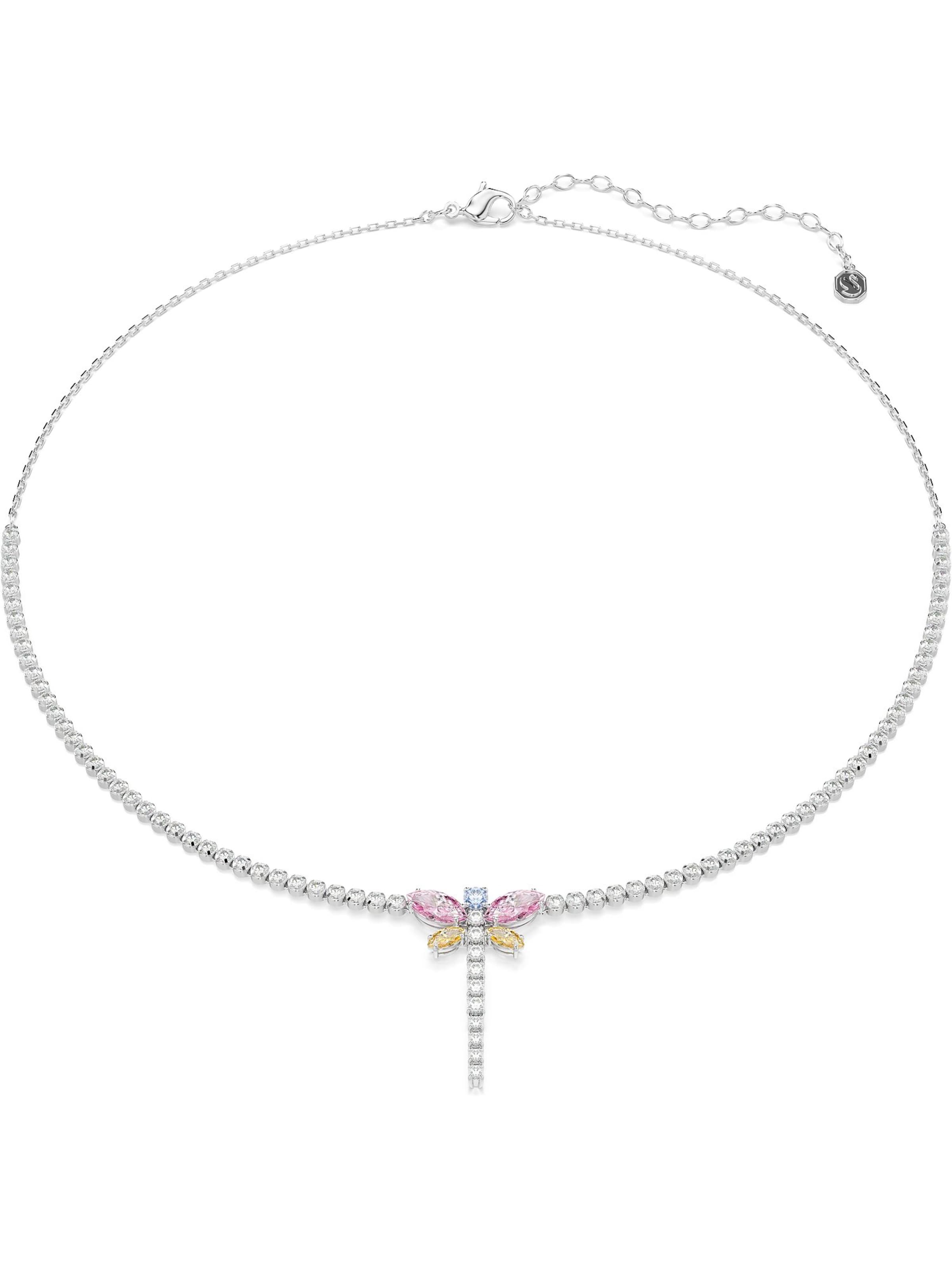 Swarovski Kette in Silber: Vorderseite