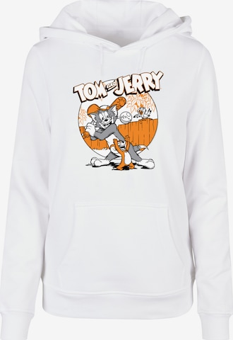 F4NT4STIC Sweatshirt ' Tom And Jerry' in White: front