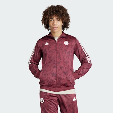 Giacca di felpa sportiva 'Lfstlr' di ADIDAS PERFORMANCE in rosso: frontale