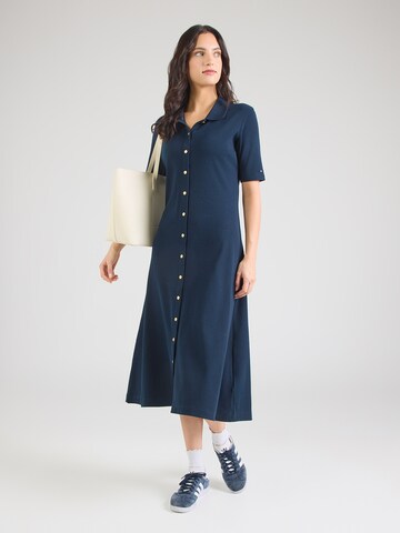 Robe-chemise 'GOLD BUTTON F&F MIDI DRESS' TOMMY HILFIGER en bleu