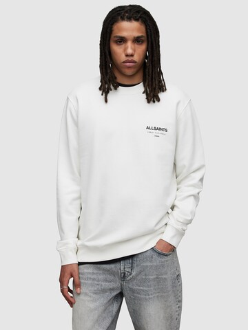 AllSaints Sweatshirt i vit: framsida