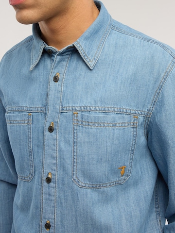 Trussardi Regular fit Overhemd in Blauw