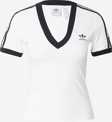 Tricou de la ADIDAS ORIGINALS pe alb: față